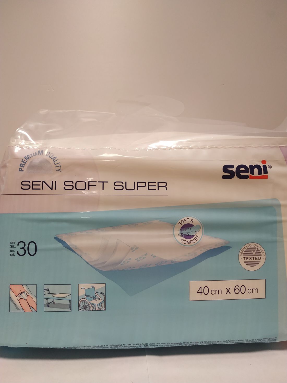 Seni Soft Super egyszerhasználatos antidecubitus alátét 40x60 cm 